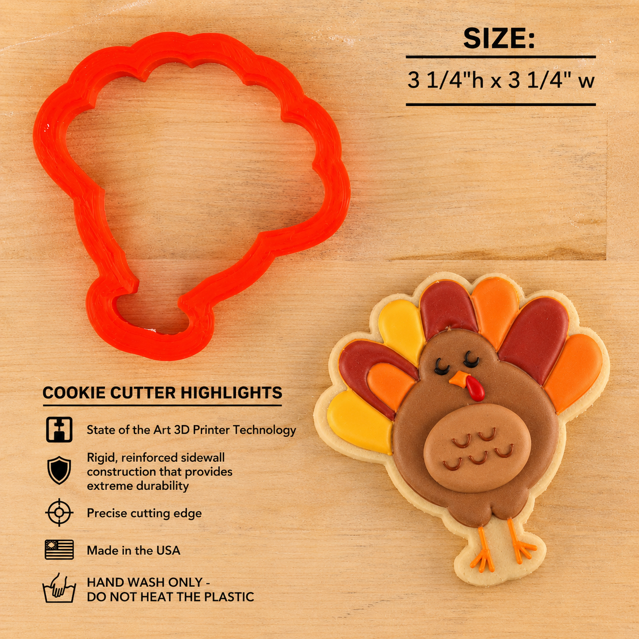 Turkey Cookie Cutter