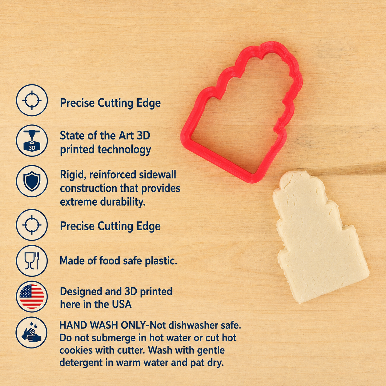 Cake Shaped Cookie Cutter