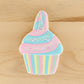 Cupcake Shaped Cookie Cutter for Making Birthday Cookies
