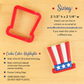 Uncle Sam Hat Cookie Cutter