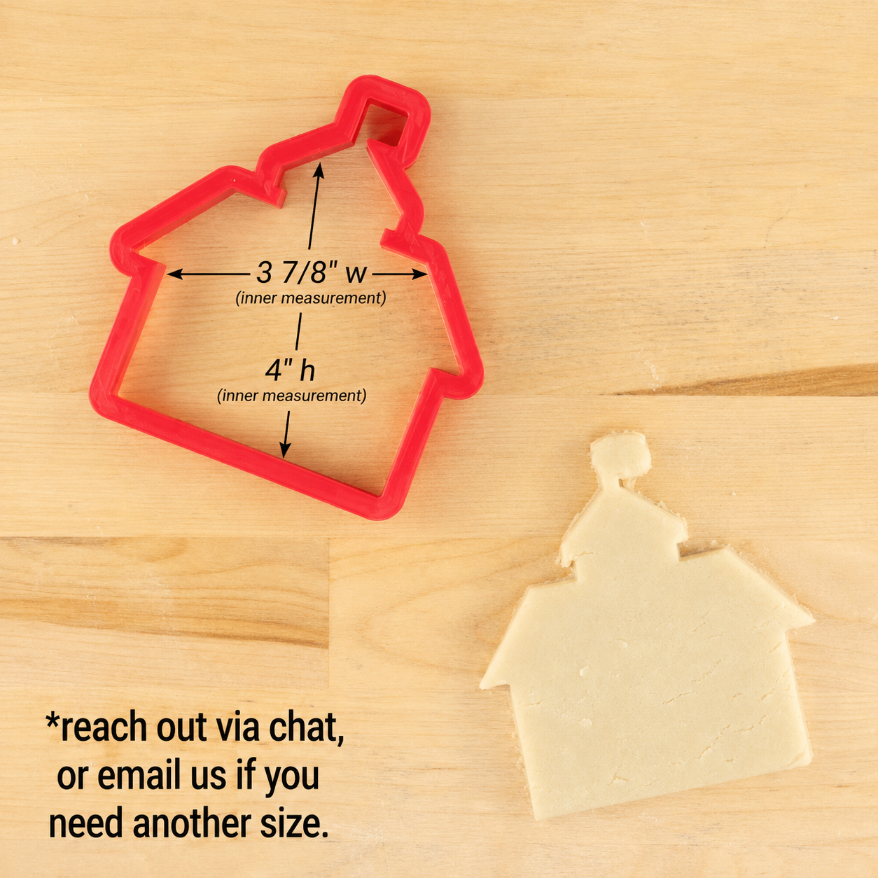 Dimensions for the School Cookie Cutter 