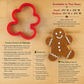 Dimensions, product details and decorating ideas for the Gingerbread Man Cookie Cutter