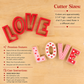 LOVE Cookie Cutters