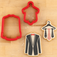 Tuxedo and Ties Cookie Cutter