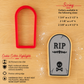 Halloween Tombstone Cookie Cutter