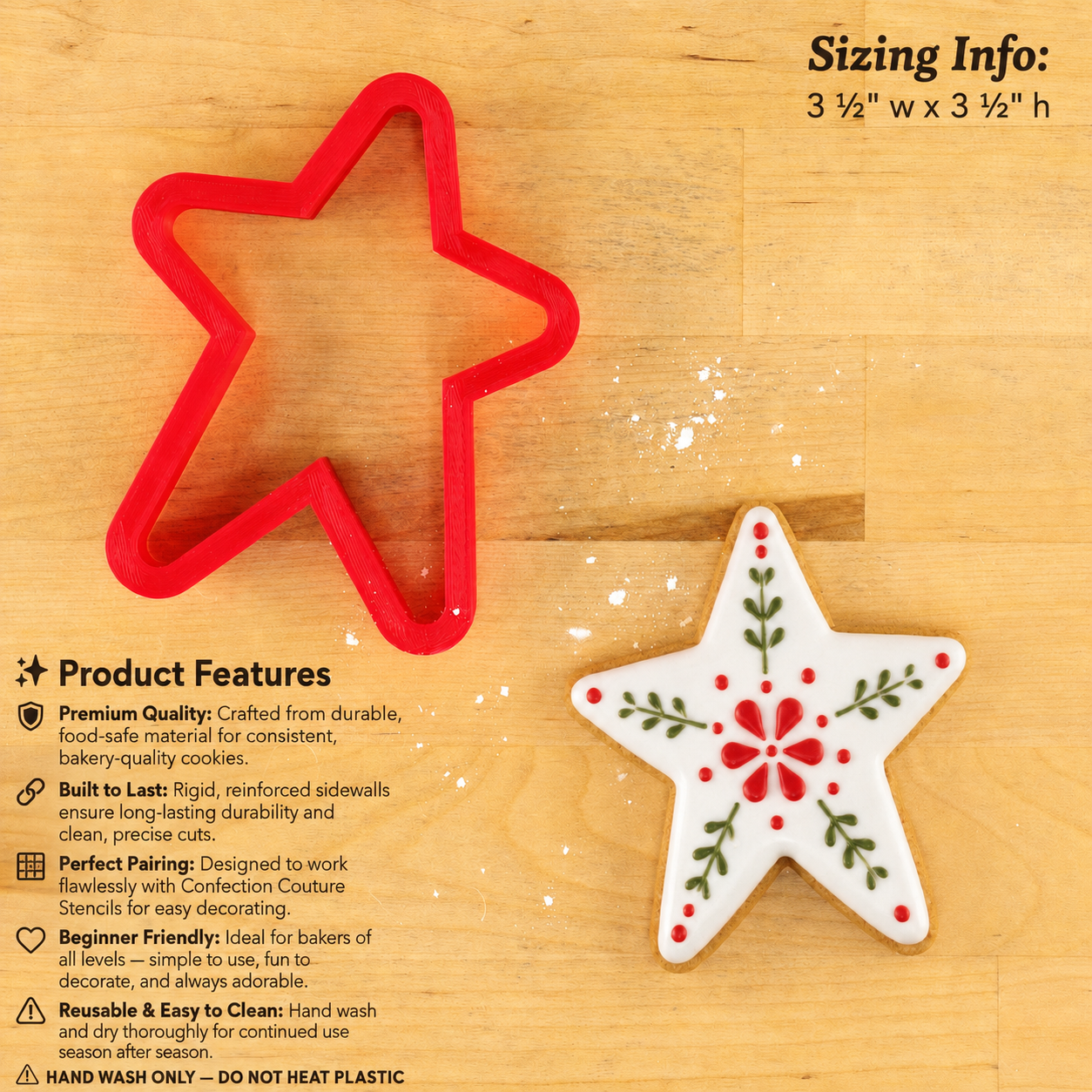 Antique Style Star Cookie Cutter