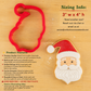 Santa Cookie Cutter dimensions, product details and decorating ideas