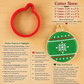 Round Christmas Ornament Cookie Cutter