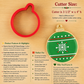 Dimensions, product details and decorating ideas for the Round Christmas Ornament Cookie Cutter
