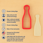 Highlights for the Champagne Bottle Cookie Cutter