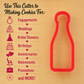 Uses for the Champagne Bottle Cookie Cutter