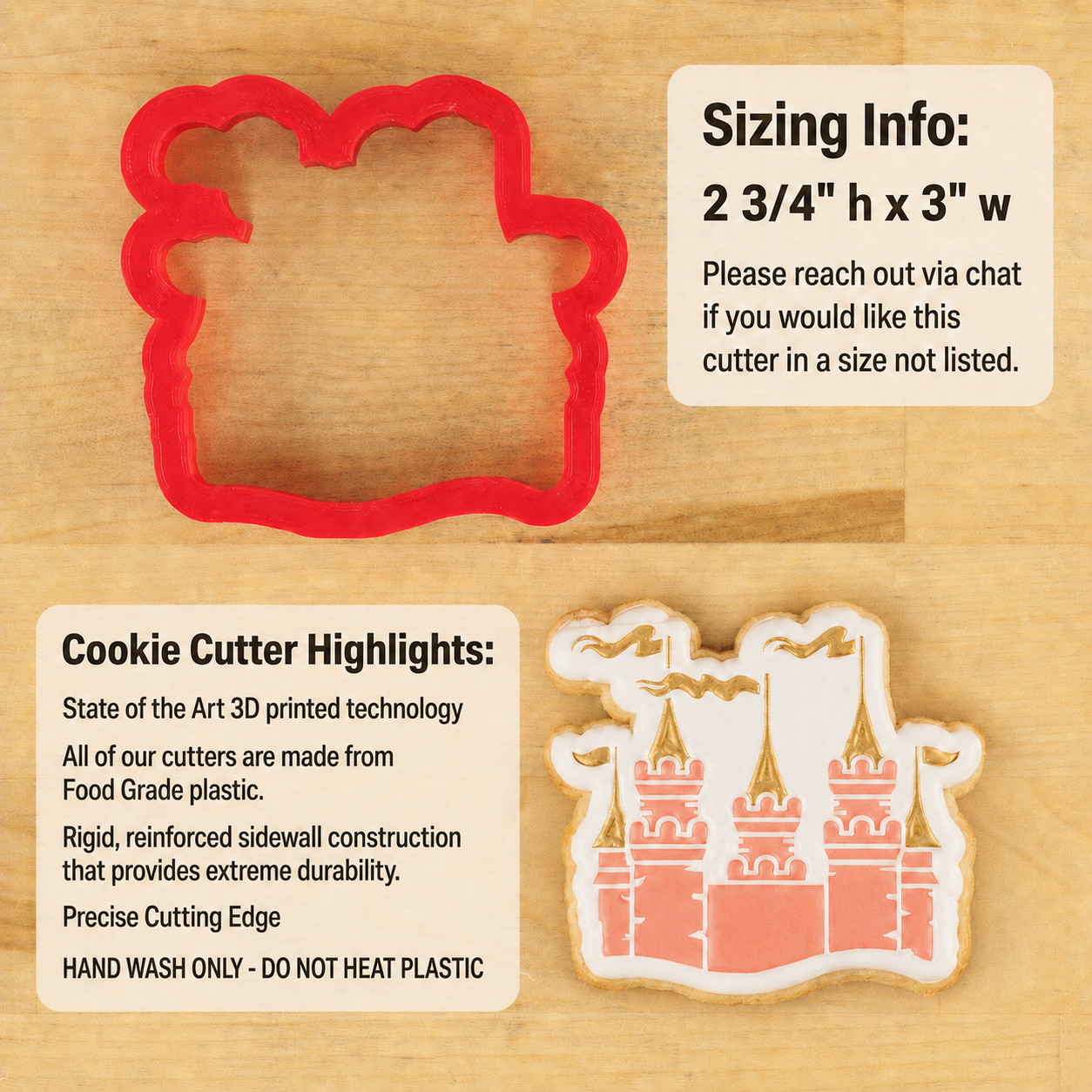 Castle Shaped Cookie Cutter