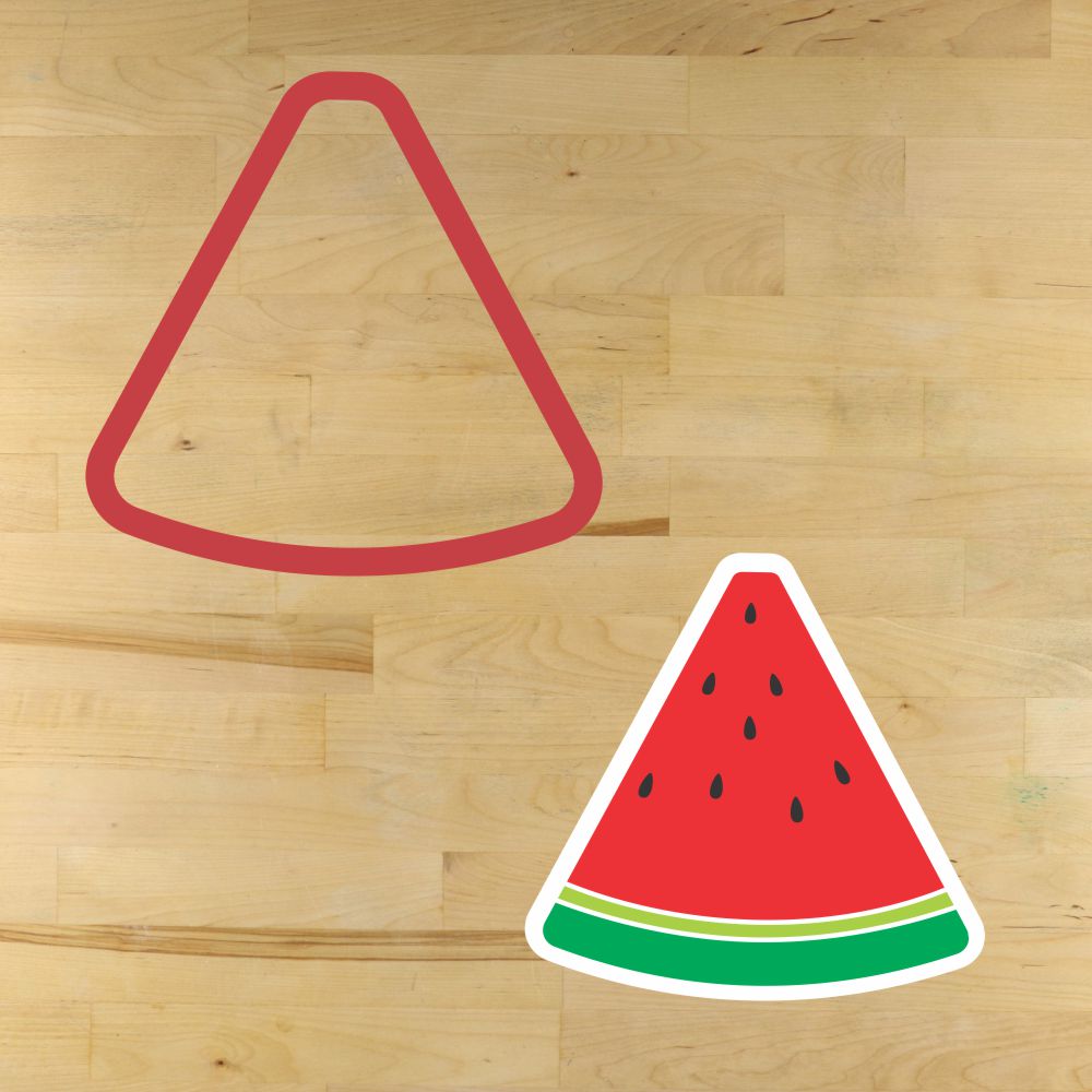 Watermelon Cookie Stencil WITH MATCHING WATERMELON COOKIE CUTTER