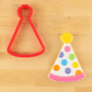 Party Hat Shaped Cookie Cutter