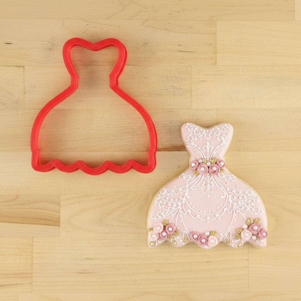 STRAPLESS DRESS COOKIE CUTTER