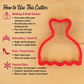 Uses for the off the shoulder wedding and formal dress cookie cutter