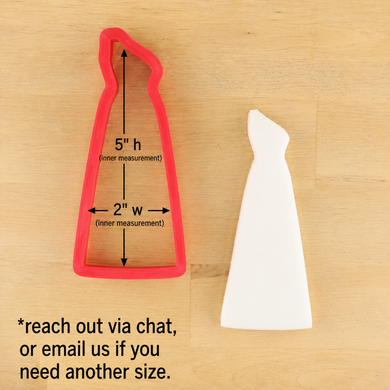 One Shoulder Dress Cookie Cutter