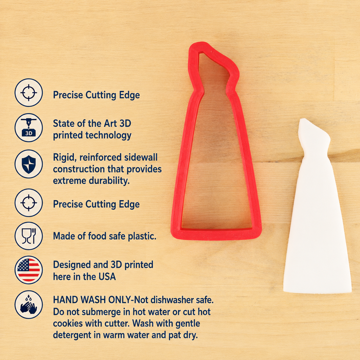 One Shoulder Dress Cookie Cutter