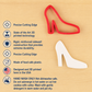 Highlights for the High Heel Cookie Cutter