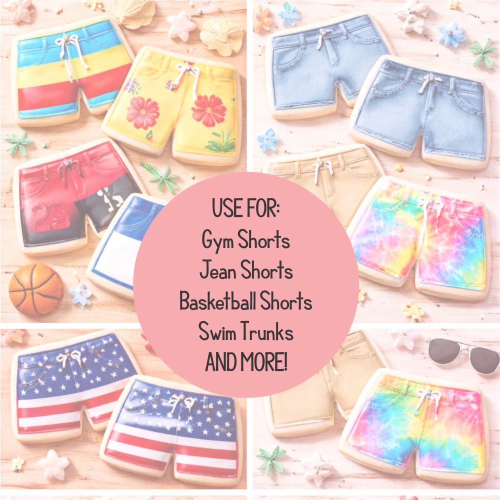 Swim Trunk Shorts Cookie Cutter