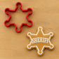 Sheriff's Star Badge Cookie Cutter