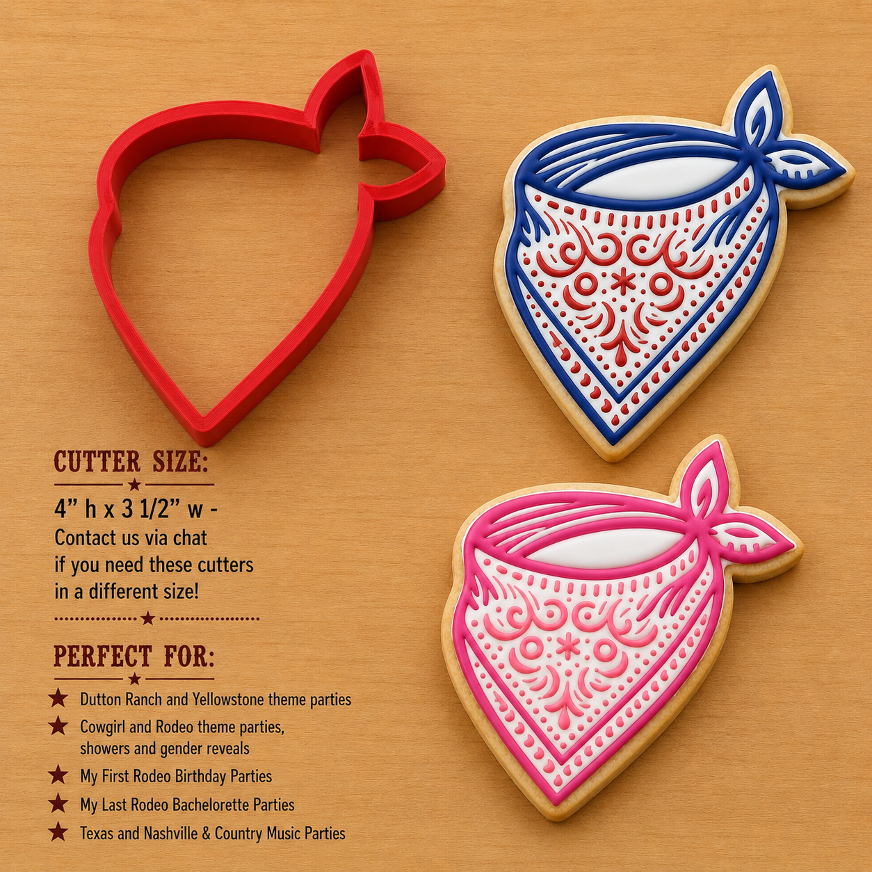 Bandana Cookie Cutter