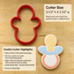 Pacifier Cookie Cutter