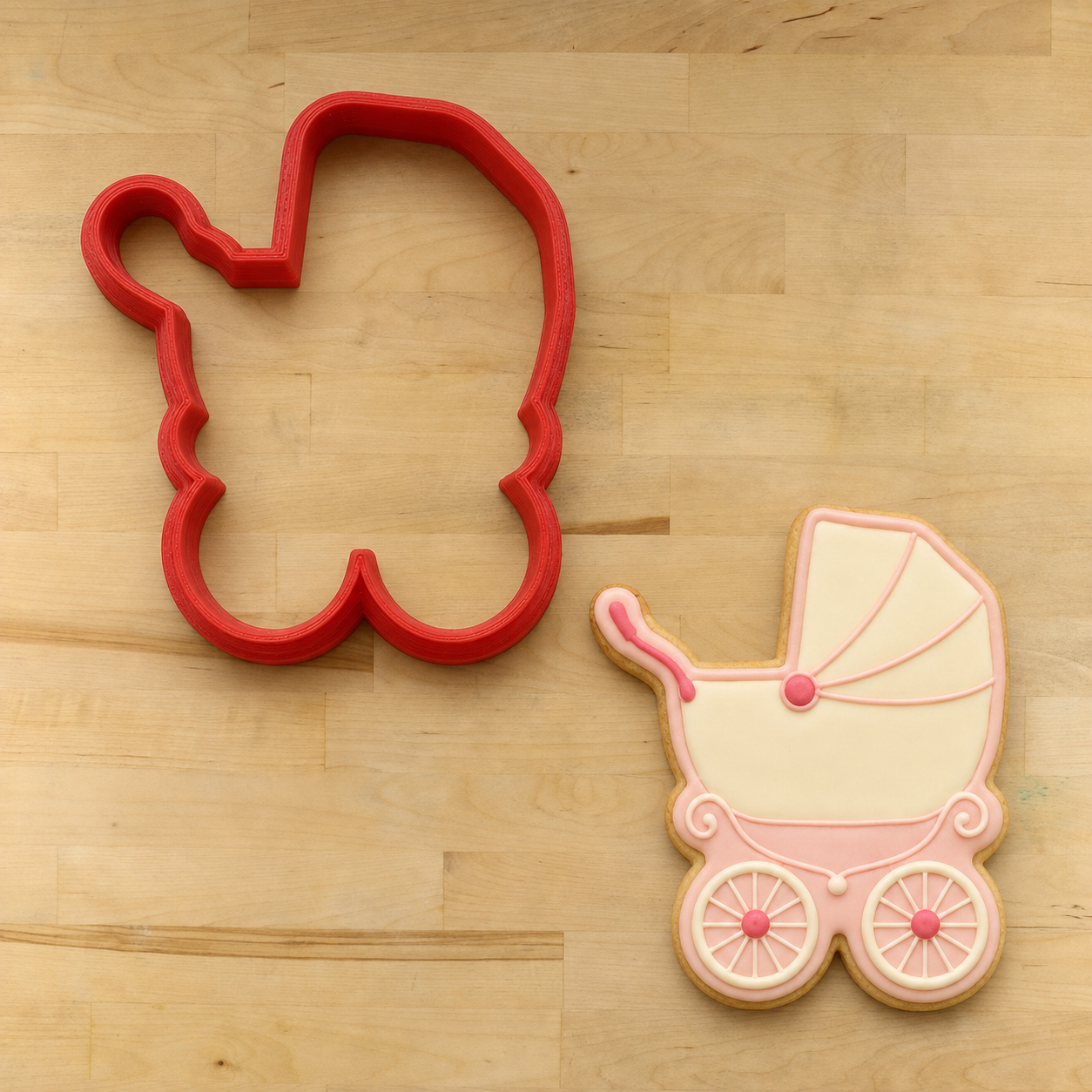 Baby Stroller Cookie Cutter
