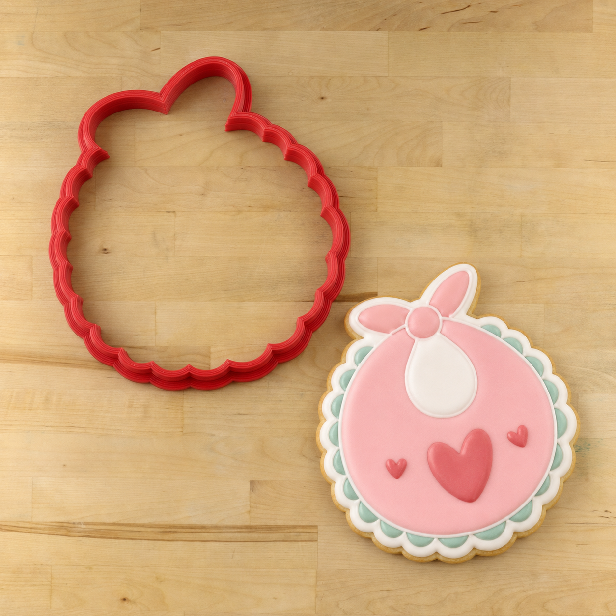 Baby Bib Cookie Cutter