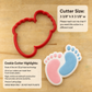 Baby Feet Cookie Cutter