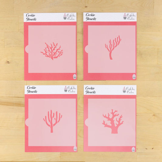 Coral Cookie Stencils