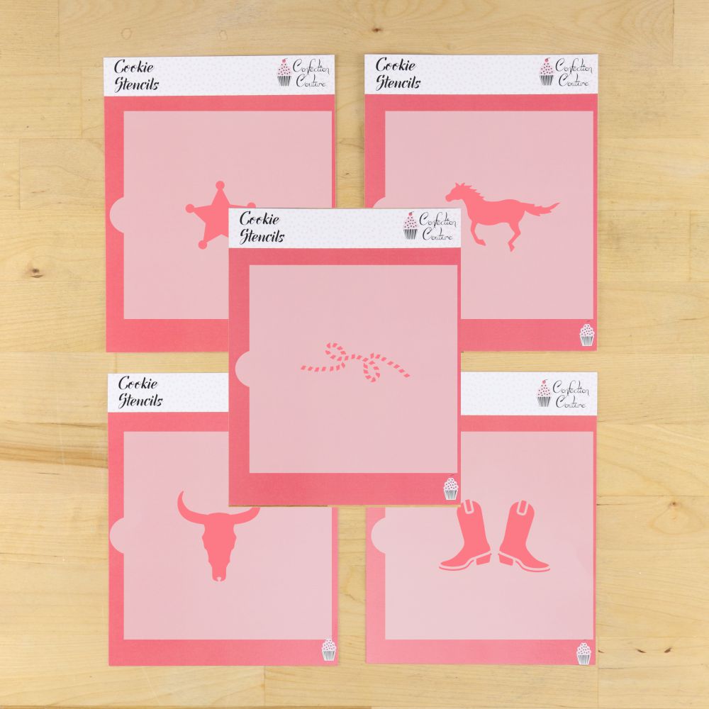 Western Cookie Stencil Set
