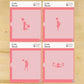 Cheerleading Cookie Stencils