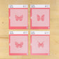 Butterflies Cookie Stencil 4 Piece Set