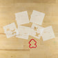 Gingerbread Cookie Stencil Set With Cookie Cutter