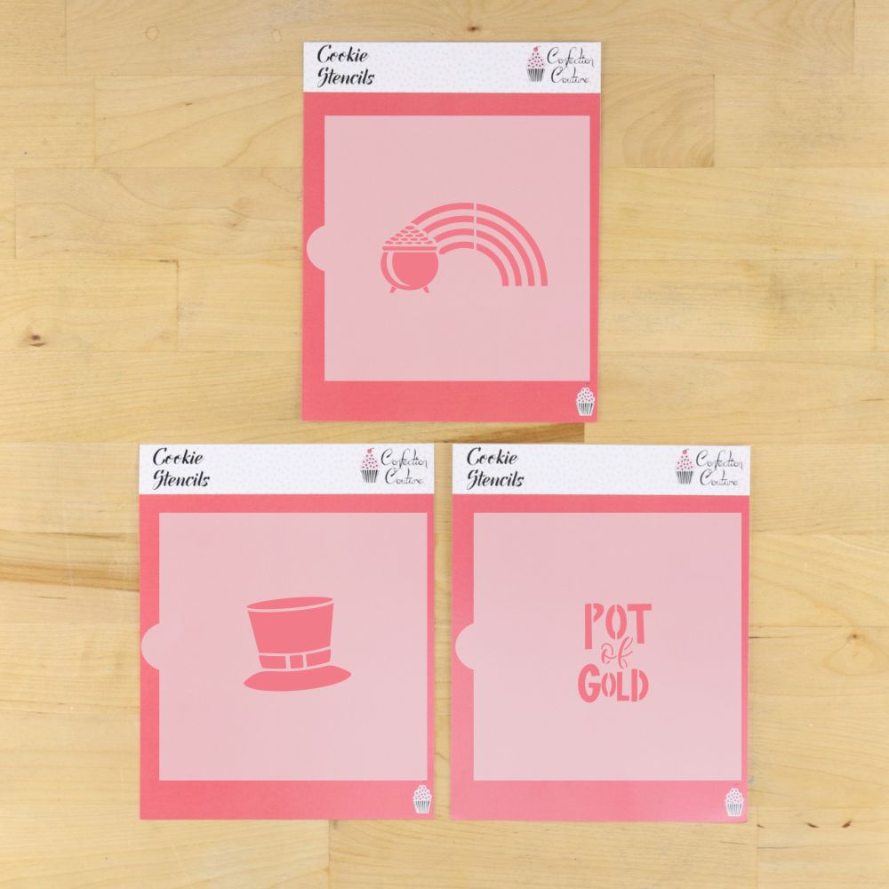 Pot of Gold Cookie Stencil and Cutter Set