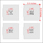 Hello Winter cookie stencil set featuring four festive designs for Christmas cookie decorating.