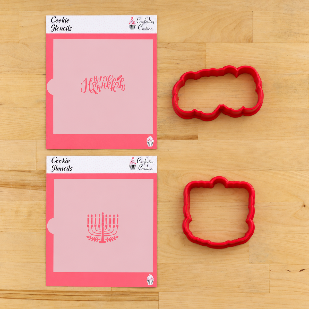 Happy Hanukkah Stencil