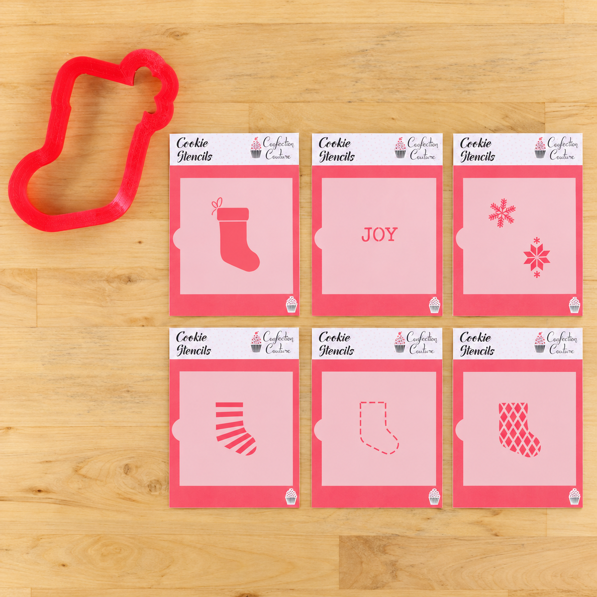 Christmas Stocking Cookie Stencil