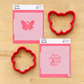 Love Strength Faith Hope Cookie Stencil