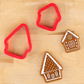 Gingerbread House Cookie Stencil