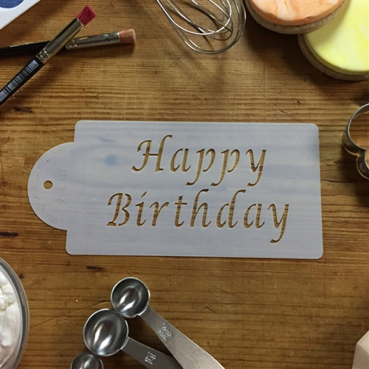 Stencils for Birthday Cakes and Cupcakes – Confection Couture Stencils