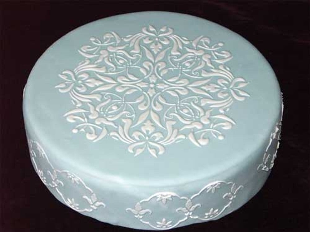 Diy Fondant Baking Mould Cake Stencil | Fondant Cake Stencil Template Mold  - Flower - Aliexpress