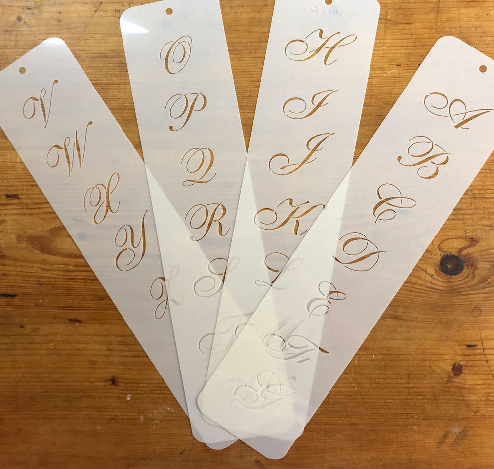 Script Number Stencils: Cake and Cookie Decorating – Confection