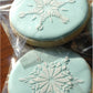 Crystal Snowflakes Round Cookie Stencil Set by Designer Stencils