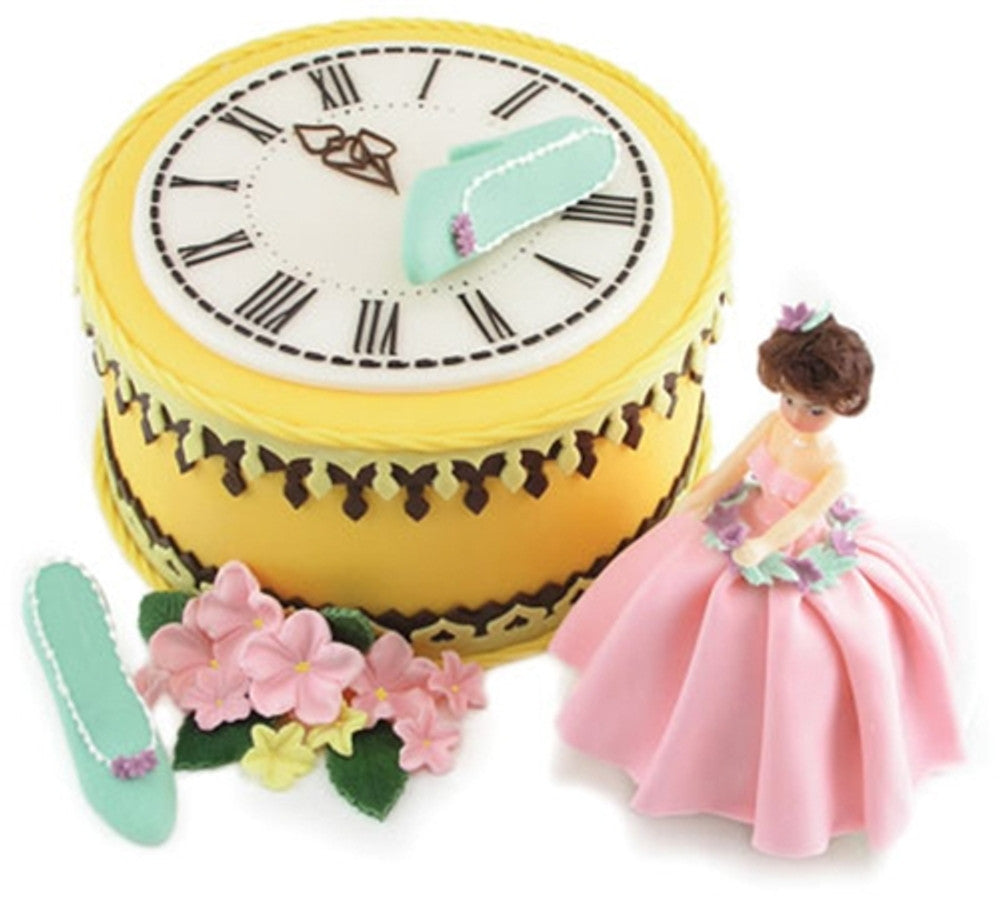 Clock Cake Stencil Top by Designer Stencils