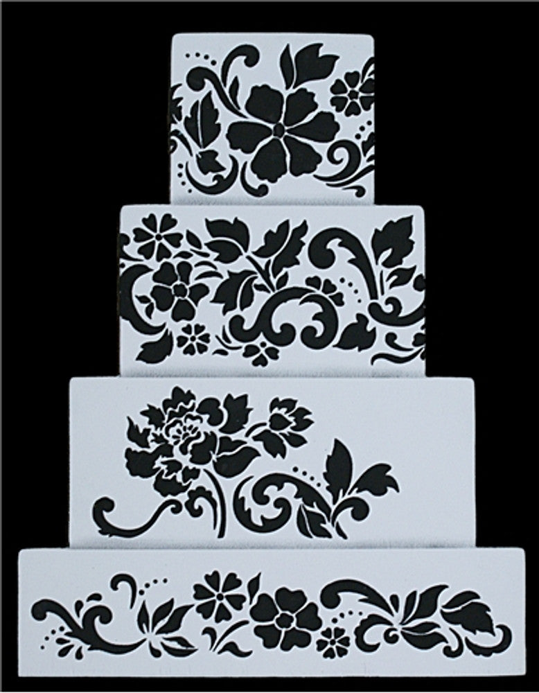 Cake Decoration Stencil Set New Fondant Cake Stencils Baking - Temu