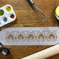 Athens Fleur de Lis Cake Side Stencil by Designer Stencils