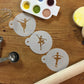 Ballerina Round Cookie Stencil Set by Designer Stencils