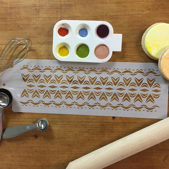 Repeating Aztec Pattern Stencil for Decorating Cakes – Confection ...